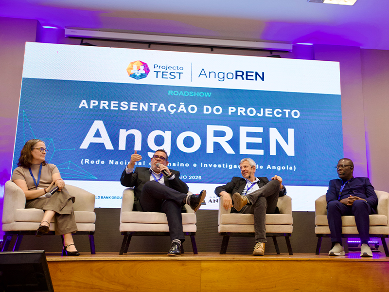 Roadshow Nacional de Apresentação da Rede Nacional de Ensino e Investigação de Angola, dia 13/05/2026 em Benguela