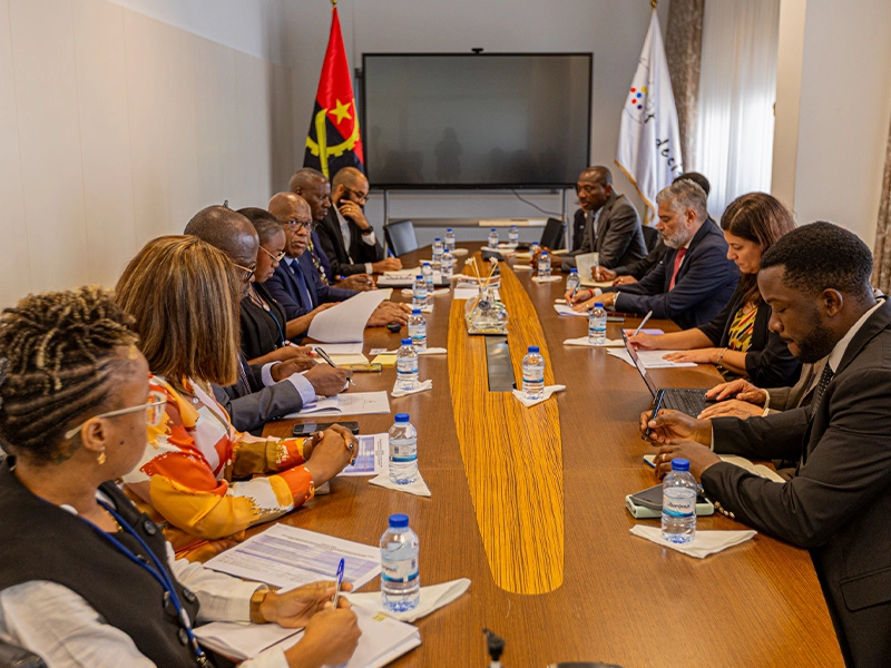 Missão de revisão de meio termo do Projecto TEST reforça compromisso com a transformação do Ensino Superior em Angola, dia 25/05/2026 em Luanda